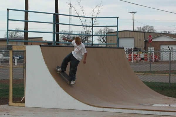 lwcftucpic Skateboarder at skate park